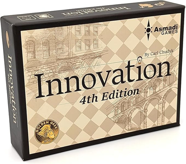 Asmadi Games Innovation 4th Edition - Strategy Card Game, Invent an Empire, Tabeau Building