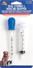 Pet Lodge Oral Syringe & Medicine Dropper for Animals Administer Food & Medicine to Your Pet