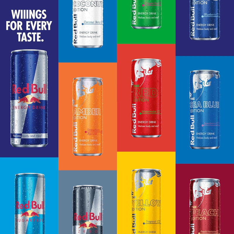 Red Bull Winter Edition Energy Drink, Iced Vanilla Berry, 8.4 Fl.Oz. Can, Case of 24 Cans Red Bull