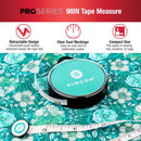 SINGER 50003 ProSeries Retractable Tape Measure, 98-Inch, Teal
