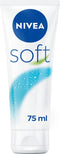 NIVEA Soft Refreshingly Soft Moisturizing Cream for Face, Body and Hands, 2.6 Oz Tube