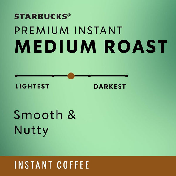 Starbucks Premium Instant Coffee, Medium Roast, 100% Arabica Beans, 3 Pack (3.17 Oz Each) Starbucks Starbucks Starbucks Starbucks Starbucks