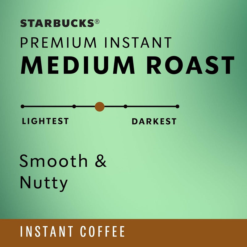Starbucks Premium Instant Coffee, Medium Roast, 100% Arabica Beans, 3 Pack (3.17 Oz Each) Starbucks Starbucks Starbucks Starbucks Starbucks