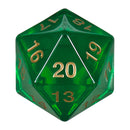 Koplow Games Emerald D20 Count Down Large 55mm (1), Green