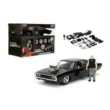 Fast & Furious Dom & Dodge Charger R/T 1:24 Scale Build n' Collect Die-Cast Model Kit & Figure, 25 Pieces