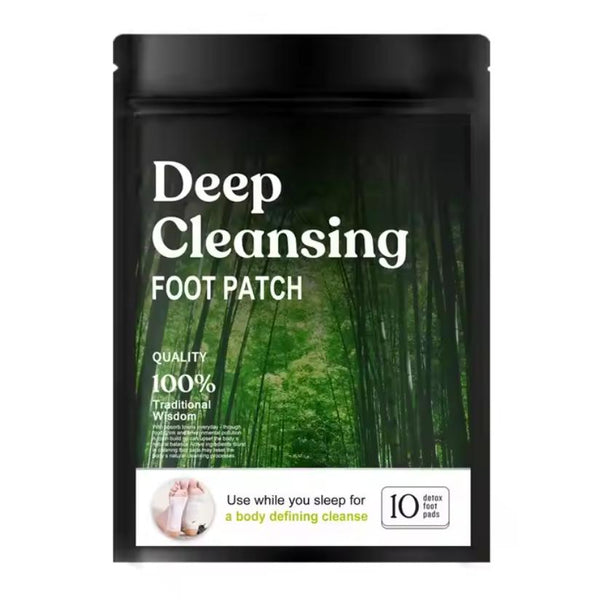 30PCS Deep Cleansing Foot Pads with Natural Ginger Powder and Bamboo Vinegar for Pain Relief, Stress Relief, and Relaxation - Adhesive Patches for Foot and Body Care