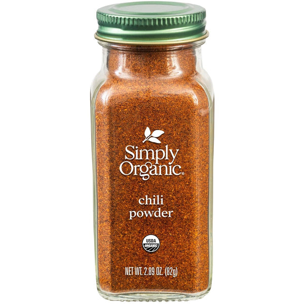 Frontier Co-op Certified Organic Chili Powder, 2.89 Oz - Pack of 4, Simply Organic