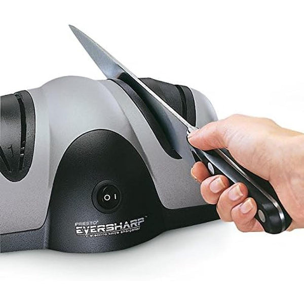 Presto Eversharp, 2-Stage System Electric Knife Sharpener, No Size, Black Presto
