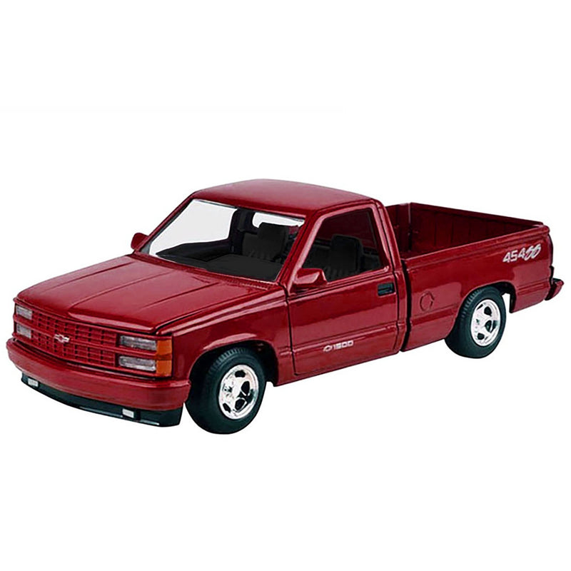 1992 Chevrolet 454 SS Pickup Truck Red Metallic 1/24 Diecast Model Car by Motormax