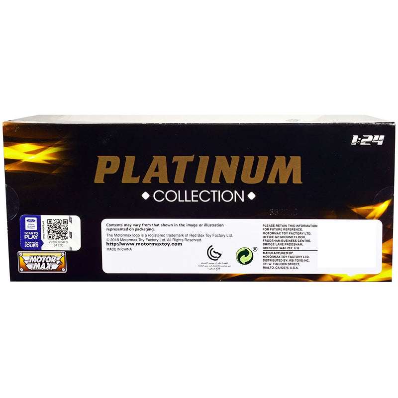 1931 Ford Model AA Pickup Truck Dark Green and Black "Platinum Collection" Series 1/24 Diecast Model Car by Motormax