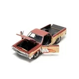 Looney Tunes 1:24 1967 Chevy El Camino Die-Cast Car & 2.75" Tasmanian Devil Figure, Toys for Kids and Adults