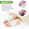 30PCS Deep Cleansing Foot Pads with Natural Ginger Powder and Bamboo Vinegar for Pain Relief, Stress Relief, and Relaxation - Adhesive Patches for Foot and Body Care