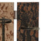 Accent Plus Four-Bottle Rustic Wood Wall-Mounted Wine Rack