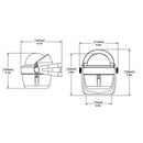 Ritchie B-51 Explorer Compass - Bracket Mount - Black