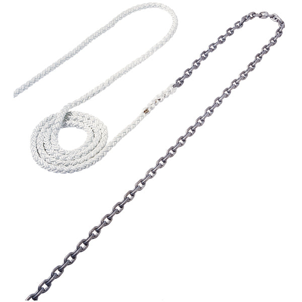 Maxwell Anchor Rode - 18&#39;-5/16" Chain to 200&#39;-5/8" Nylon Brait