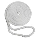 New England Ropes 1/2" Double Braid Dock Line - White - 35&