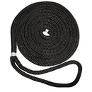 New England Ropes 3/8" Double Braid Dock Line - Black - 25&