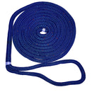 New England Ropes 1/2" Double Braid Dock Line - Blue w/Tracer - 25&