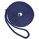 New England Ropes 1/2" Premium 3-Strand Dock Line - Navy Blue - 35&