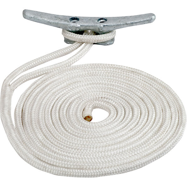 Sea-Dog Double Braided Nylon Dock Line - 5/8" x 35&