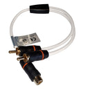 Fusion RCA Cable Splitter - 1 Female to 2 Male - 1&