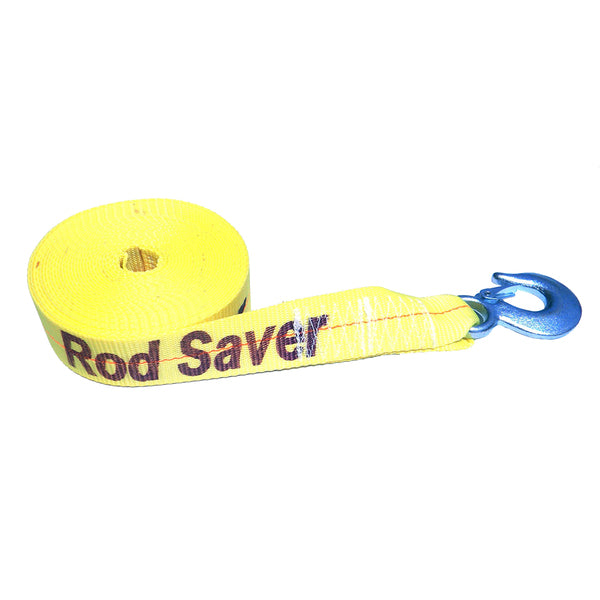 Rod Saver Heavy-Duty Winch Strap Replacement - Yellow - 2" x 25&