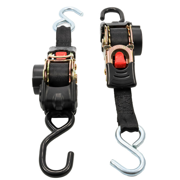 Camco Retractable Tie-Down Straps - 1" Width 6&
