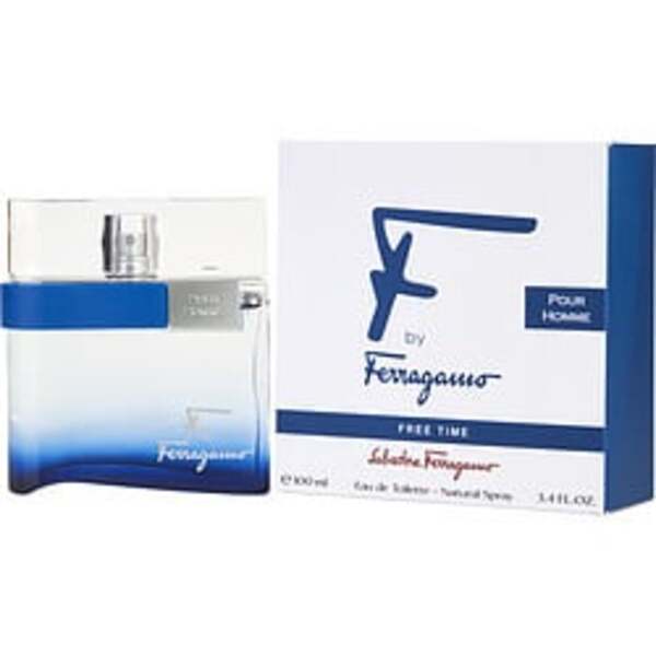F By Ferragamo Free Time By Salvatore Ferragamo Edt Spray 3.4 Oz For Men