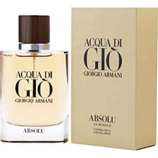 Acqua Di Gio Absolu By Giorgio Armani Eau De Parfum Spray 2.5 Oz For Men