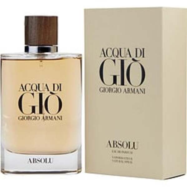 Acqua Di Gio Absolu By Giorgio Armani Eau De Parfum Spray 4.2 Oz For Men